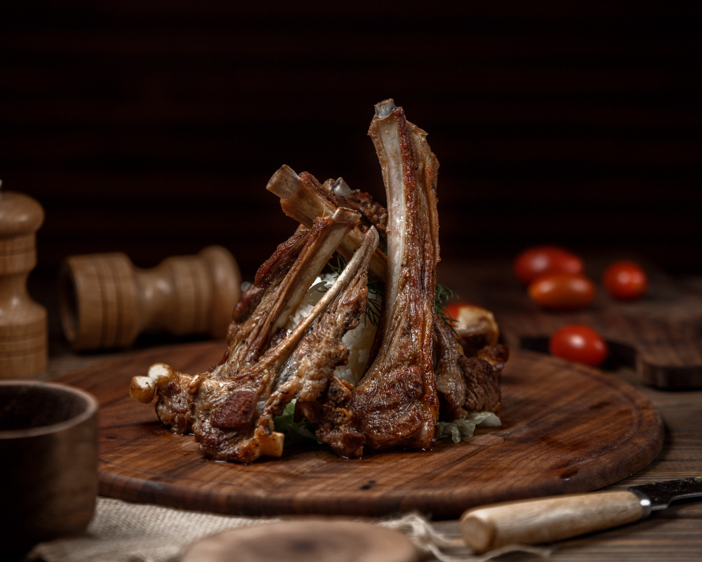 Whole rack of ribs