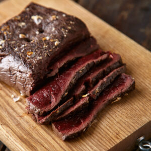 2 Slices of smoked brisket